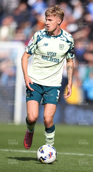 130925 - Stockport County v Cardiff City - Sky Bet League 1 - Joel Bagan of Cardiff
