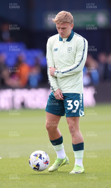 130925 - Stockport County v Cardiff City - Sky Bet League 1 - Isaak Davies of Cardiff