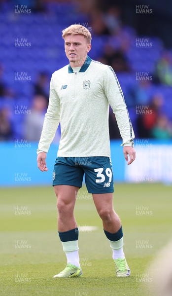 130925 - Stockport County v Cardiff City - Sky Bet League 1 - Isaak Davies of Cardiff