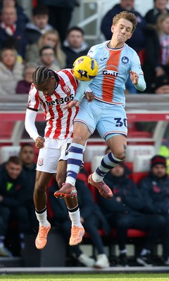 131225 - Stoke City v Swansea City - Sky Bet Championship - Ethan Galbraith of Swansea and Eric Boca of Stoke