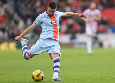 131225 - Stoke City v Swansea City - Sky Bet Championship - Zan Vipotnik of Swansea