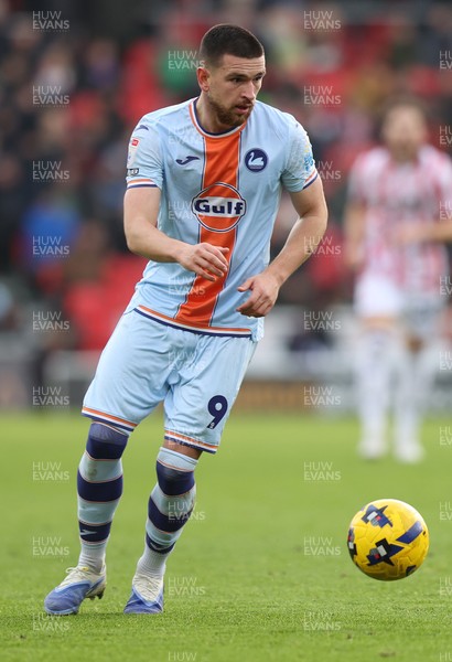 131225 - Stoke City v Swansea City - Sky Bet Championship - Zan Vipotnik of Swansea