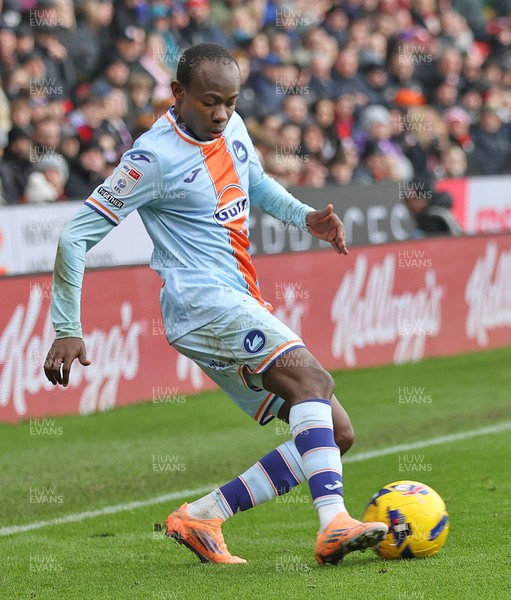 131225 - Stoke City v Swansea City - Sky Bet Championship - Malick Yalcouye of Swansea