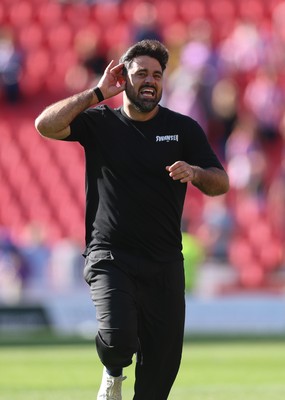 150826 - Stoke City v Swansea City, EFL Sky Bet Championship - Swansea City head coach Vitor Matos celebrates at the end of the match
