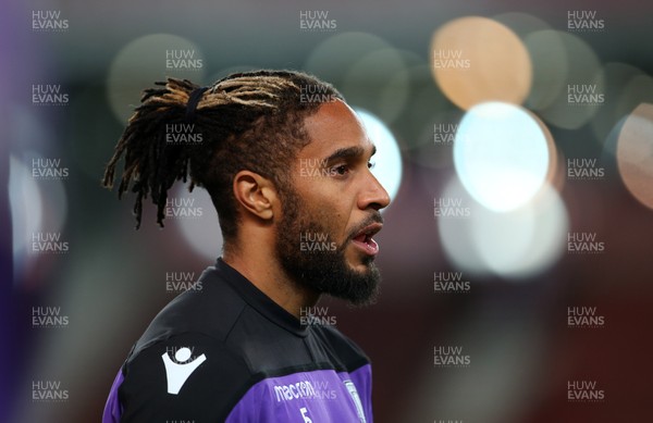 180918 - Stoke City v Swansea City - SkyBet Championship - Ashley Williams of Stoke City during the warm up