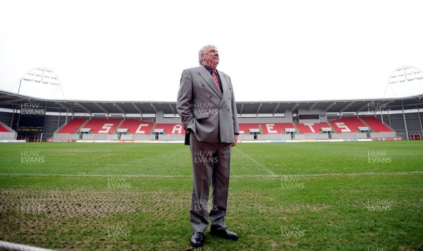 12.03.09 - Wales Rugby Scarlets Chief Executive Stuart Gallacher who has announced he will retire from the Llanelli based region at the end of the season 