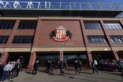 080325 - Sunderland v Cardiff City - Sky Bet Championship - A general view of Stadium of Light exterior prior to kick off