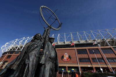 080325 - Sunderland v Cardiff City - Sky Bet Championship - A general view of Stadium of Light exterior prior to kick off