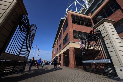 080325 - Sunderland v Cardiff City - Sky Bet Championship - A general view of Stadium of Light exterior prior to kick off