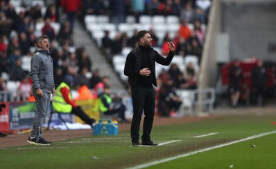 080325 - Sunderland v Cardiff City - Sky Bet Championship - Cardiff City manager Omer Riza