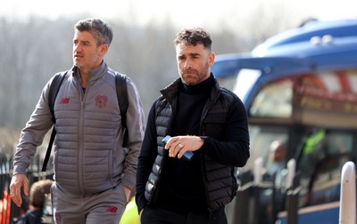 080325 - Sunderland v Cardiff City - Sky Bet Championship - Cardiff City manager Omer Riza arrives along with the Cardiff team