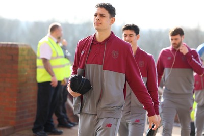 080325 - Sunderland v Cardiff City - Sky Bet Championship - The Cardiff City team arrive