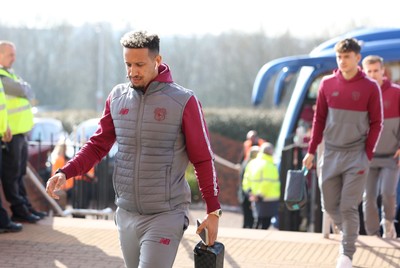 080325 - Sunderland v Cardiff City - Sky Bet Championship - The Cardiff City team arrive