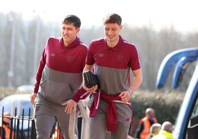 080325 - Sunderland v Cardiff City - Sky Bet Championship - The Cardiff City team arrive