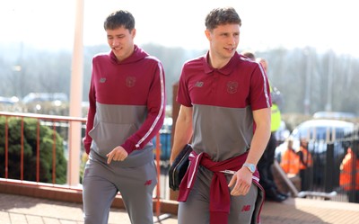 080325 - Sunderland v Cardiff City - Sky Bet Championship - The Cardiff City team arrive