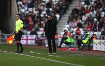 080325 - Sunderland v Cardiff City - Sky Bet Championship - Cardiff City manager Omer Riza