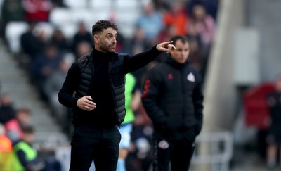 080325 - Sunderland v Cardiff City - Sky Bet Championship - Cardiff City manager Omer Riza