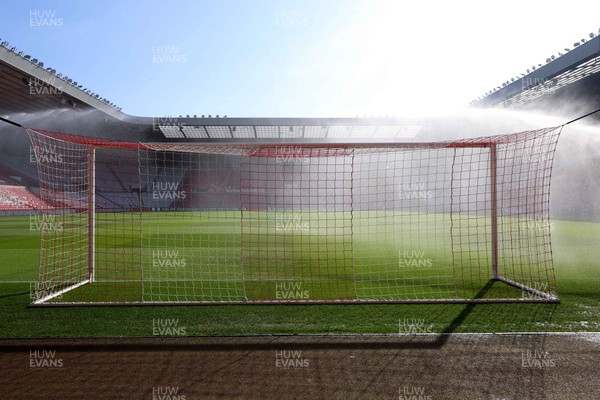 080325 - Sunderland v Cardiff City - Sky Bet Championship - A general view of Stadium of Light interior prior to kick off