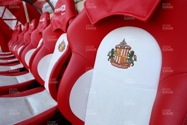 080325 - Sunderland v Cardiff City - Sky Bet Championship - A general view of Stadium of Light interior prior to kick off