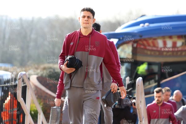 080325 - Sunderland v Cardiff City - Sky Bet Championship - The Cardiff City team arrive