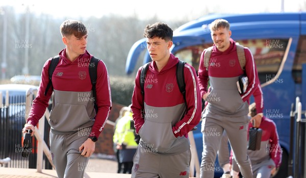 080325 - Sunderland v Cardiff City - Sky Bet Championship - The Cardiff City team arrive