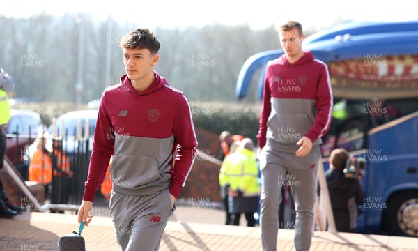 080325 - Sunderland v Cardiff City - Sky Bet Championship - The Cardiff City team arrive