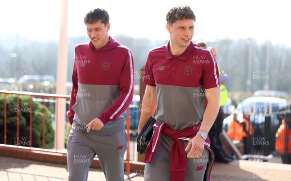 080325 - Sunderland v Cardiff City - Sky Bet Championship - The Cardiff City team arrive