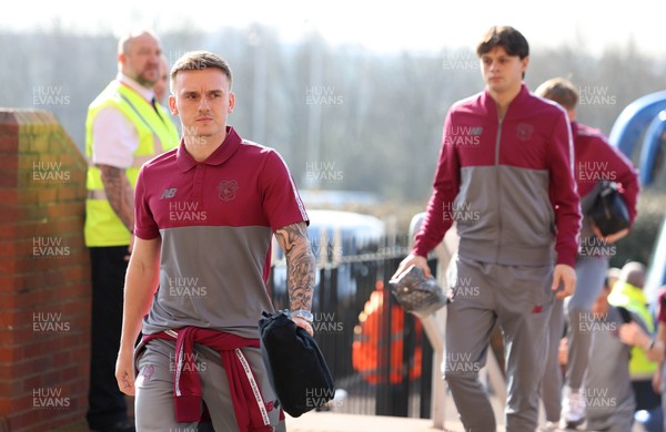 080325 - Sunderland v Cardiff City - Sky Bet Championship - The Cardiff City team arrive