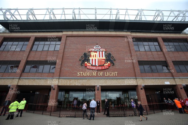 230917 - Sunderland v Cardiff City - Sky Bet Championship - Exterior of the Stadium of Light main entrance