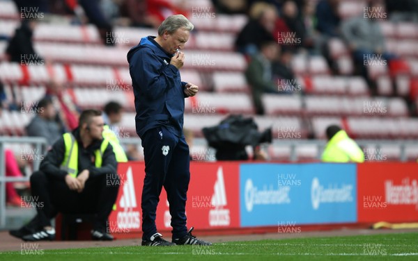 230917 - Sunderland v Cardiff City - Sky Bet Championship - Cardiff City manager Neil Warnock