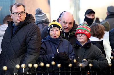 140123 - Sunderland v Swansea City - Sky Bet Championship - fans outside the front entrance