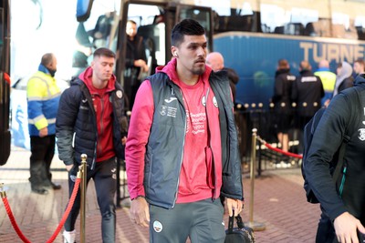 140123 - Sunderland v Swansea City - Sky Bet Championship - Swansea City players arrive