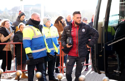 140123 - Sunderland v Swansea City - Sky Bet Championship - Swansea City players arrive