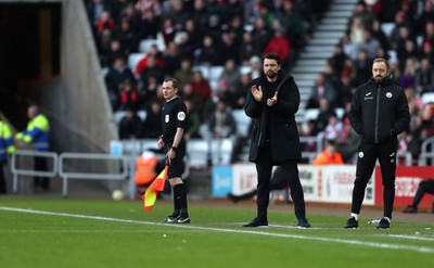 140123 - Sunderland v Swansea City - Sky Bet Championship - Swansea City head coach Russell Martin