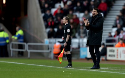 140123 - Sunderland v Swansea City - Sky Bet Championship - Swansea City head coach Russell Martin