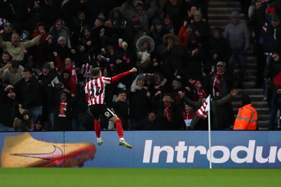 140123 - Sunderland v Swansea City - Sky Bet Championship -  Dan Neil of Sunderland celebrates after making the score 1-1