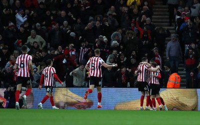 140123 - Sunderland v Swansea City - Sky Bet Championship -  Dan Neil of Sunderland celebrates after making the score 1-1