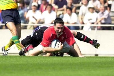 030601 - Suntory v Wales - Stephen Jones scores his first try