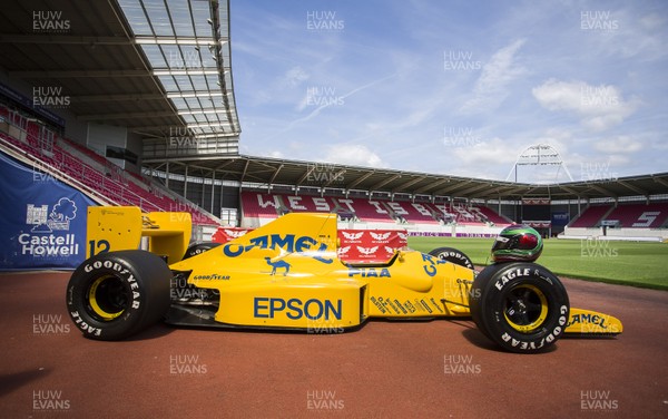 250718 - Picture shows the Superprix Launch, which is taking place at Parc y Scarlets in the summer of 2019