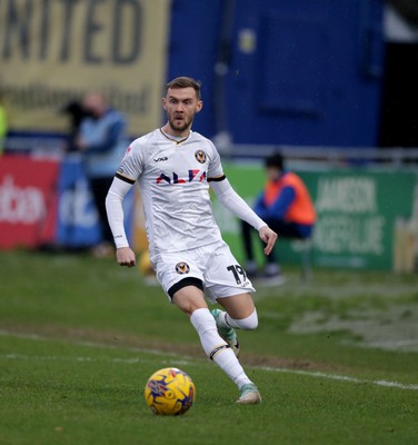 010124 - Sutton United v Newport County - Sky Bet League 2 - Shane McLoughlin of Newport County 