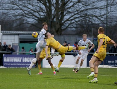 010124 - Sutton United v Newport County - Sky Bet League 2 - Ryan Delaney of Newport County 