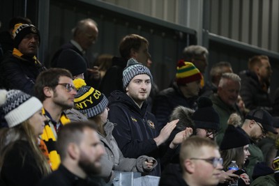 010124 - Sutton United v Newport County - Sky Bet League 2 - Newport fans