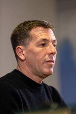 050124 - Picture shows Swansea City Chairman Andy Coleman during a press conference with new manager Luke Williams