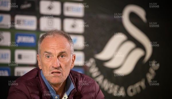 110816 - Swansea City Press Conference - Swansea manager Francesco Guidolin during press conference ahead of the first game of the new Premier League season against Burnley