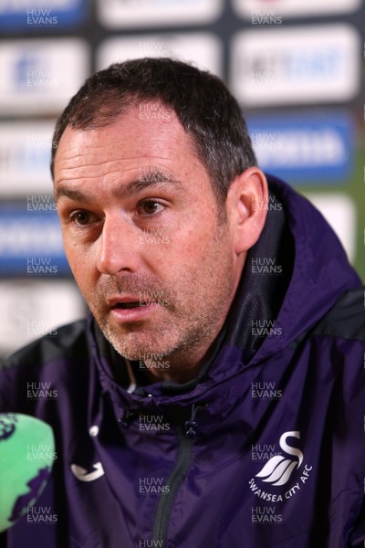 190117 - Swansea City Press Conference - Manager Paul Clement talks to the media by Chris Fairweather/Huw Evans Agen