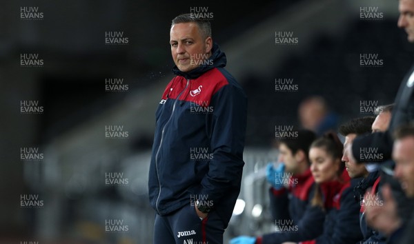 010518 - Swansea City U19s v Cardiff City U19s - FAW Youth Cup Final - Swansea Manager Anthony Wright