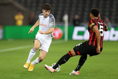 290823 - Swansea City v AFC Bournemouth - Carabao Cup - Josh Key of Swansea 