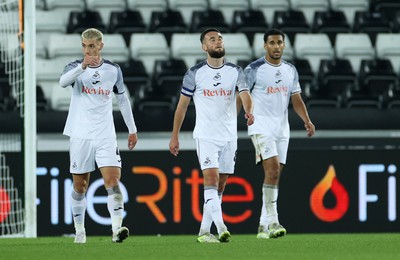 290823 - Swansea City v AFC Bournemouth - Carabao Cup - Dejected Matt Grimes of Swansea 