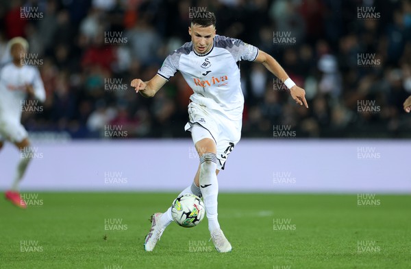290823 - Swansea City v AFC Bournemouth - Carabao Cup - Mykola Kukharevych of Swansea 