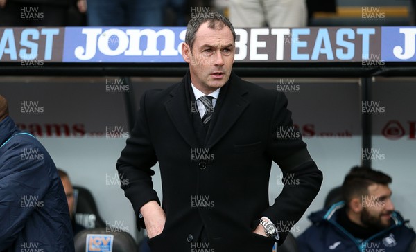 140117 - Swansea City v Arsenal - Premier League - Swansea Manager Paul Clement by Chris Fairweather/Huw Evans Agency